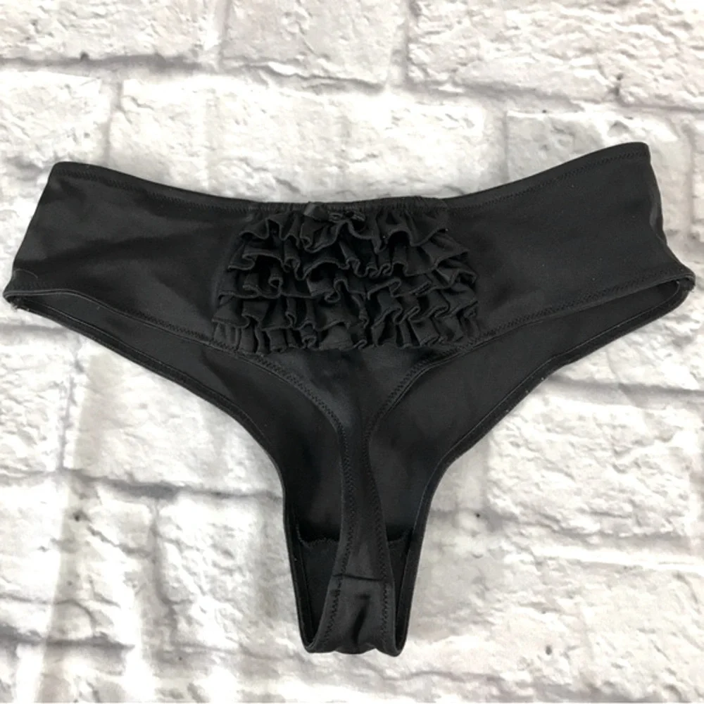 Tux Ruffle Thong Victoria’s Secret‎ Black